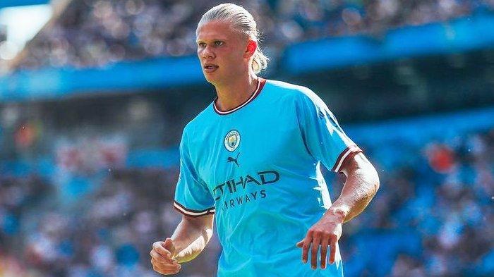 Penyerang Manchester City, Erling Haaland.