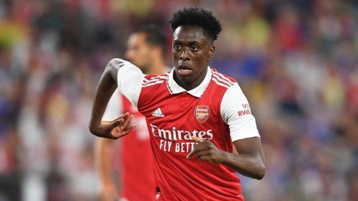 Gelandang Arsenal, Albert Sambi Lokonga. (Instagram/sambilokonga48)