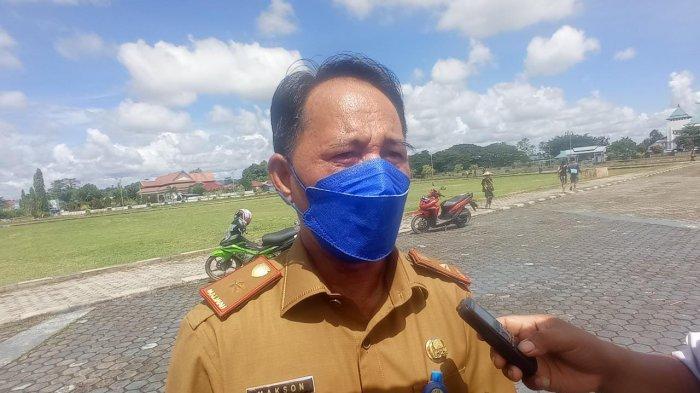 Kepala Dinas Kesehatan PPKB Malinau, Makson saat dimintai keterangannya di Lansekap Pro Sehat Malinau, Provinsi Kalimantan Utara, Senin (28/11/2022).