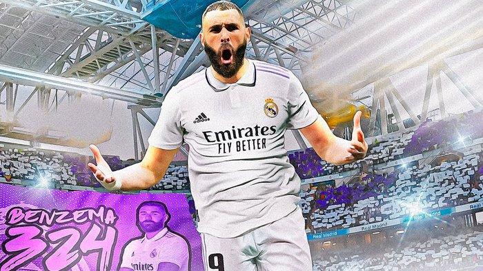 Penyerang Real Madrid, Karim Benzema. (Instagram / @realmadrid)