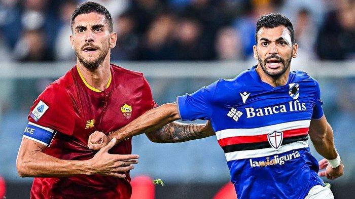 Duel Sampdoria vs AS Roma pada giornata 10 Liga Italia Serie A di Stadion Luigi Ferraris, Senin (17/10/2022).