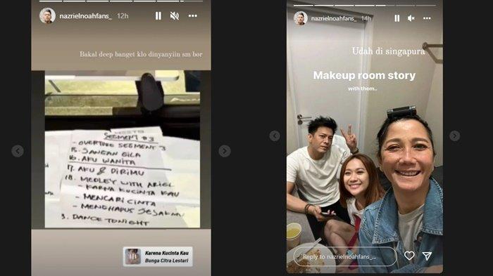 Ariel Noah bakal bawa 3 lagu dalam duetnya dengan BCL di Konser Internasional di Singapura hari ini, Jumat 19 Agustus 2022. (Instagram/@nazrielnoahfans_)
