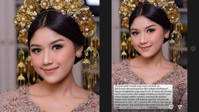 Erina Gudono Ungkap Alasannya Make Up Sejak Malam saat Perayaan HUT ke-77 RI (Instagram/@erinagudono)