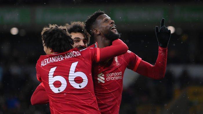Gol telat Divock Origi di menit 90+4' mengantar Liverpool mengalahkan Wolves dengan skor 1-0.