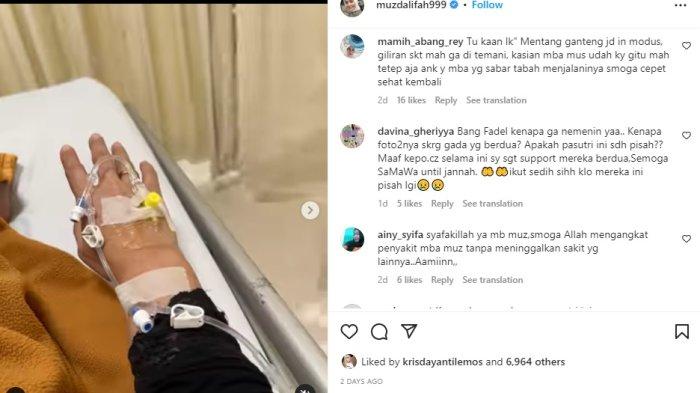 kabar keretakan rumah tangga Muzdalifah dan Fadel Islami menguat. Mantan istri Nassar hapus semua foto kebersamaannya dengan sang suami di media sosial. (Instagram/ @muzdalifah999)