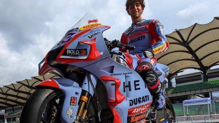 Rider Gresini Racing Enea Bastianini. (Instagram/bastia23)