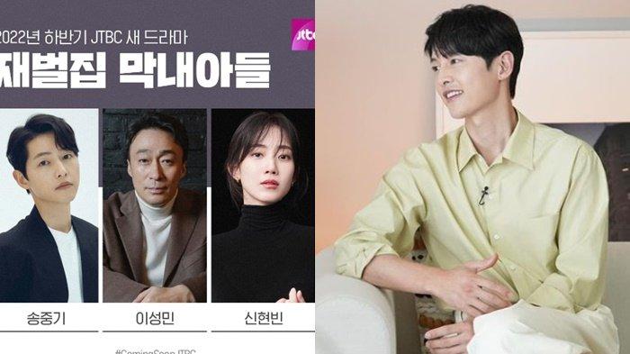 Song Joong Ki akan kembali menunjukkan aktingnya di Drama Korea terbaru berjudul The Youngest Son of a Conglomerate. (Instagram/@jtbcdrama @hi_songjoongki)