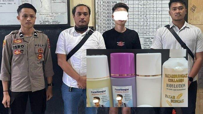 Selebgram di Banjarmasin berinisial MF diamankan Subdit 1 Indagsi Dit Reskrimsus Polda Kalsel karena diduga produksi dan pasarkan kosmetik tanpa izin edar, Kamis (17/11/2022).Â
Â