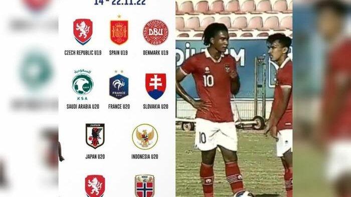 Jadwal Timnas U20 Indonesia di turnamen bertajuk Pinatar Arena. Lawannya adalah Timnas U20 Perancis dan Slovakia. Live YouTube PSSI TV.