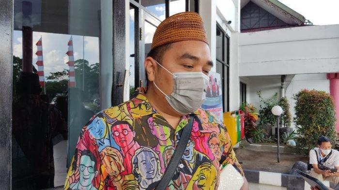 Anggota DPRD Palangkaraya Komisi B, Reja Framika, Rabu (22/6/2022) saat memberikan tanggapannya terkait kenaikan cabai di pasar tradisional Palangkaraya.