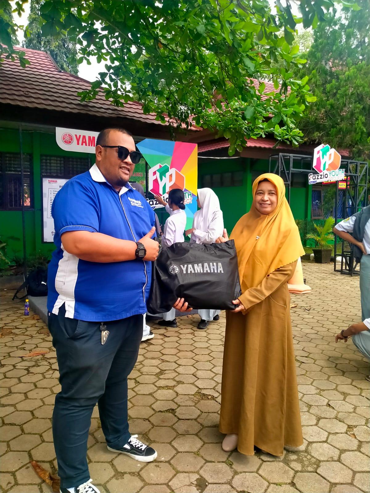 Fazzio Youth Project yang digelar PT Surya Timur Sakti Jatim berlanjut di SMAN 3 Banjarbaru, Selasa (13/9/2022).