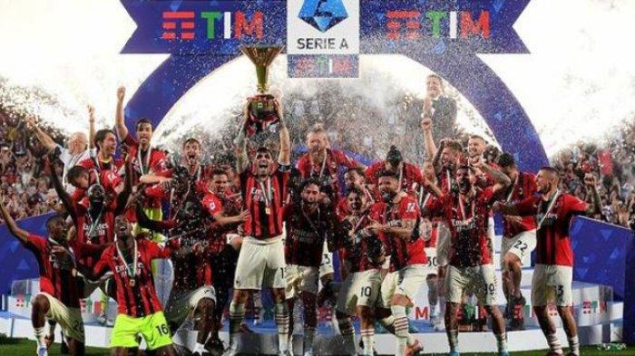 AC Milan raih Scudetto Liga Italia Serie A 2021-2022.