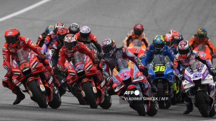 Aksi para rider MotoGP 2022. Jadwal MotoGP 2022 dan jam tayang MotoGP San Marino 2022 live streaming Trans 7.