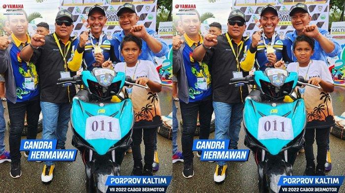 Salah satu pembalap di bawah naungan, Candra Hermawan berhasil menyabet emas pada Porprov VII Kaltim di kelas Novice perorangan.