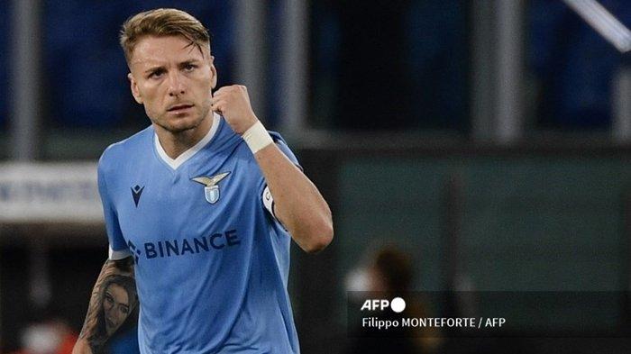 Striker sekaligus kapten Lazio, Ciro Immobile.