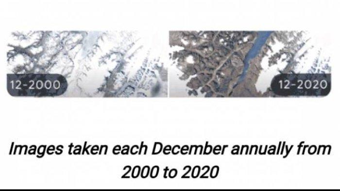 Penampakan bumi di Sermersoq, Greenland