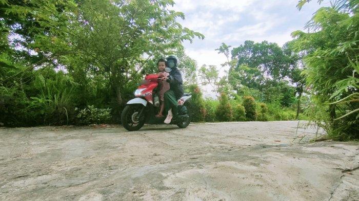 Langit cerah mewarnai kawasan Gala Puncak, Provinsi Kalimantan Timur pada Kamis 3 November 2022 pagi.