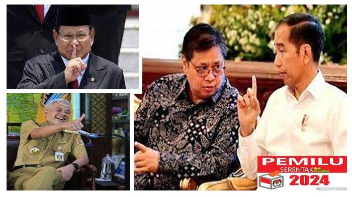 LEBIH DIUNGGULKAN - Airlangga Hartarto, Ketua Umum Partai Golkar lebih diunggulkan sebagai sosok pengganti Presiden Jokowi. Ini berdasarkan hasil survei yang dilakukan Indonesia Network Election Survei atau INES.