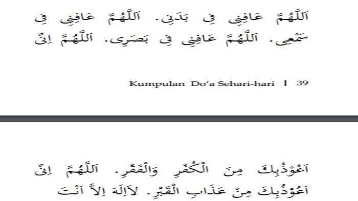 DOA - Doa Kesehatan Lahir Batin