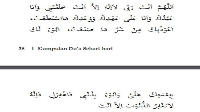 Doa - Doa Sayyidul Istighfar
