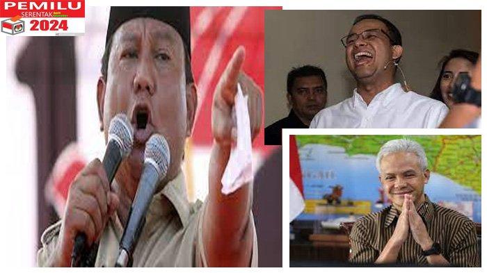 MELOROT - Elektabilitas Prabowo Subianto kini semakin melorot dibanding Anies Baswedan yang terus membayangi Ganjar Pranowo. Kondisi ini bakal berlangsung hingga mendekati jadwal Pilpres pada 14 Februari 2023. Anies diramalkan bakal mengalahkan Ganjar pada Pilpres 2024 mendatang.