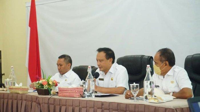 RAKOR - Rakor percepatan Kabupaten ODF di Aula BP4D Kabupaten Belu, Kamis 15 September 2022.