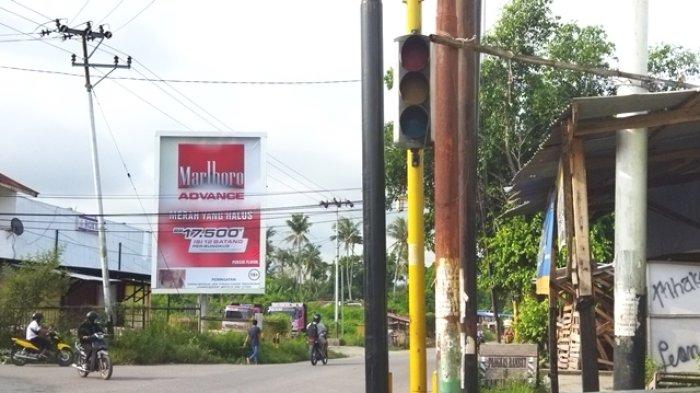 Traffic Light yang tidak berfungsi di Jalan Fetor Foenay, Selasa 25 Januari 2022.