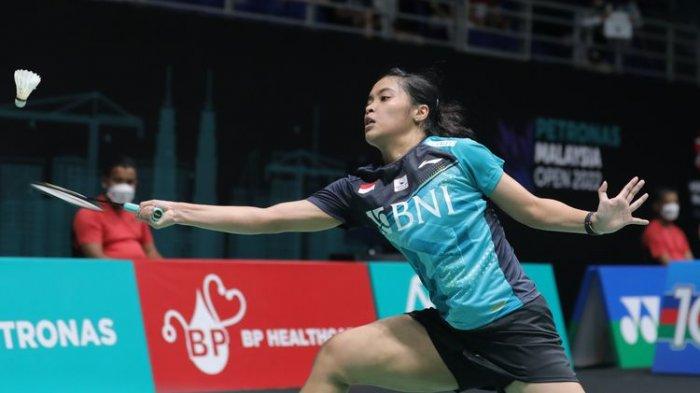 Pemain Indonesia Gregoria Mariska Tunjung.