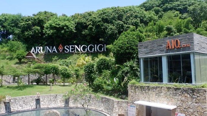 Ruang terbuka hotel Aruna Senggigi
