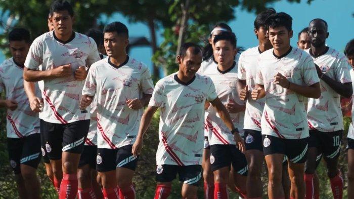 Pemain Persija berlatih jelang hadapi Madura United.