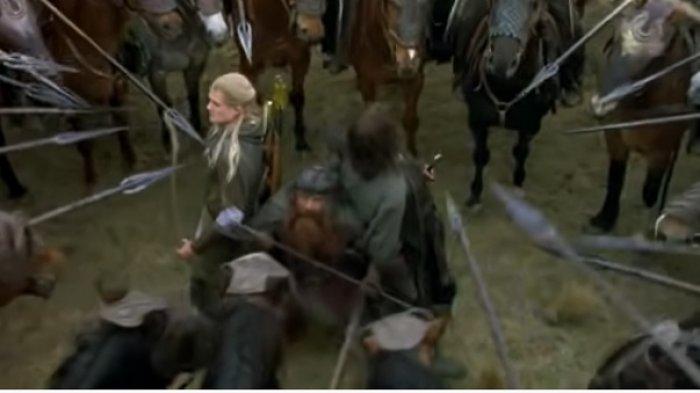 Adegan Film The Lord Of The Rings: The Two Towers.
