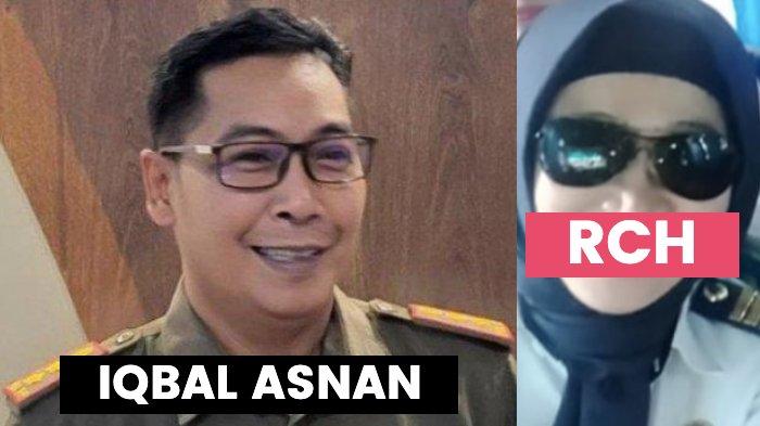 Kolase foto mantan Plt Kadishub Makassar sekaligus Kasatpol PP Makassar nonaktif, Muhammad Iqbal Asnan dengan pejabat eselon di Dishub Makassar berinsial RCH.