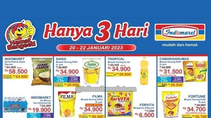 KATALOG Promo JSM Indomaret 20-22 Januari 2023, Minyak Goreng 2 Liter Tinggal Rp 26.500