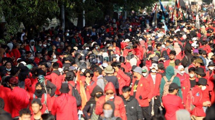 Penampakan Aksi Mahasiswa Makassar 11 April 2022