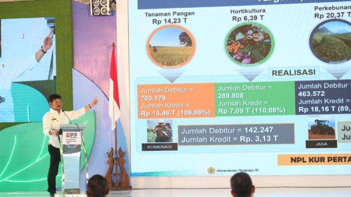 Mentan SYL saat memaparkan strategi Kementan dalam menghadapi krisis pangan dunia.