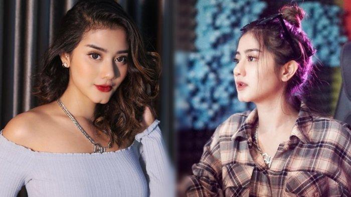 Kolase potret cantik penyanyi dangdut Ghea Youbi