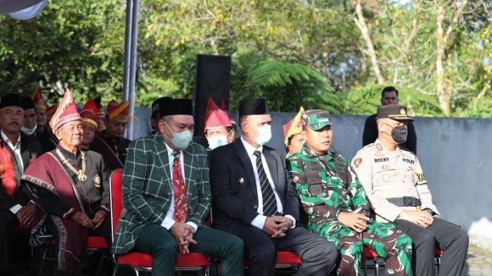 HUT ke-19 Kabupaten Pakpak Bharat, Kamis (28/7/2022). Bupati Franc Bernhard Tumanggor, Wakil Bupati Mutsyuhito Solin, Kapolres Pakpak Bharat dan Dandim Dairi.