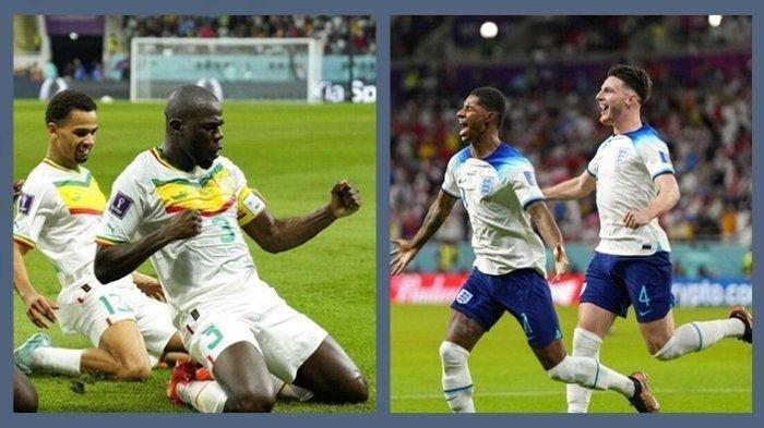 Inggris vs Senegal akan bertemu di babak 16 besar Piala Dunia 2022, Senin (5/12/2022). Head to Head Inggris vs Senegal: Prediksi Skor, Berita Tim, hingga Jadwal 16 Besar Piala Dunia 2022.