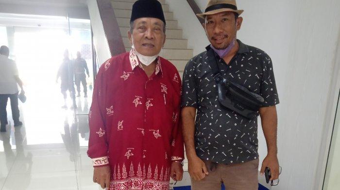 Wagirin Arman (kiri baju merah), termasuk sesepuh Golkar Sumut dan sudah 8 periode jadi Anggota DPRD Sumut