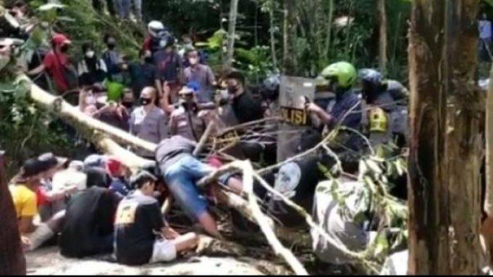 Warga Desa Wadas, Purworejo yang menolak tambang menjadi bagian dari proyek bendungan