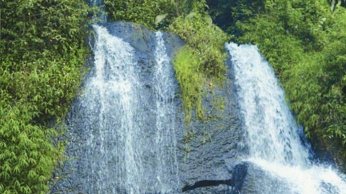 SUASANA air terjun Bah Biak yang berada di Kecamatan Sidamanik, Simalungun, Pematang Siantar, Rabu (1/4/2020).