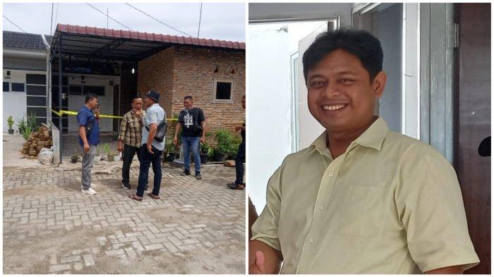 Kolase foto TKP penembakan pendeta Gereja Sidang Jemaat Allah bernama Fernando Tambunan yang diduga hendak dibunuh OTK
