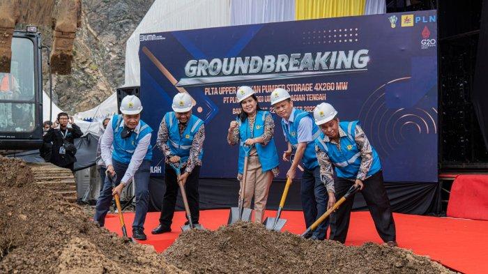 “Groundbreaking PLTA Upper Cisokan Pumped Storage 4x260 MW”