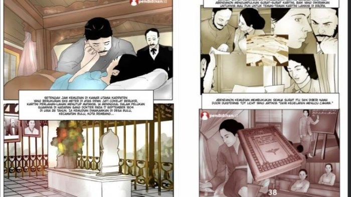 Kisah RA Kartini dalam komik Pejuang Emansipasi Perempuan