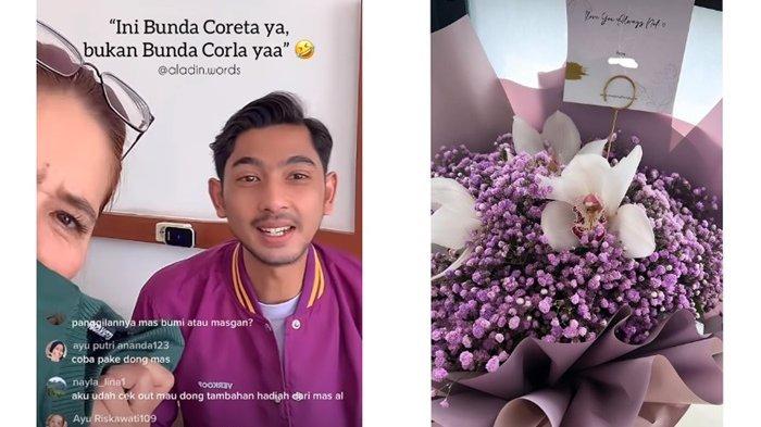 Amanda Manopo Dapat Kiriman Bunga Ungu Misterius