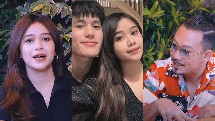 Brisia Jodie (kiri), Julian Jacob, Denny Sumargo (kanan). Momen ketika Brisia Jodie mengungkap kandasnya hubungan dengan Julian Jacob.