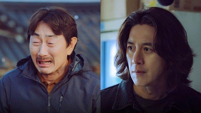 Heo Jun Ho pemeran Pan Seok (kiri) dan Go Soo pemeran Kim Wook (kanan) dalam sinopsis drama Korea Missing: The Other Side 2 episode 11 yang dijadwalkan tayang malam ini (23/1/2023).