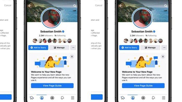 Ilustrasi tampilan halaman Facebook yang memiliki foto profil dan foto sampul sebagai salah satu dari tiga cara membuat halaman jadi menarik.