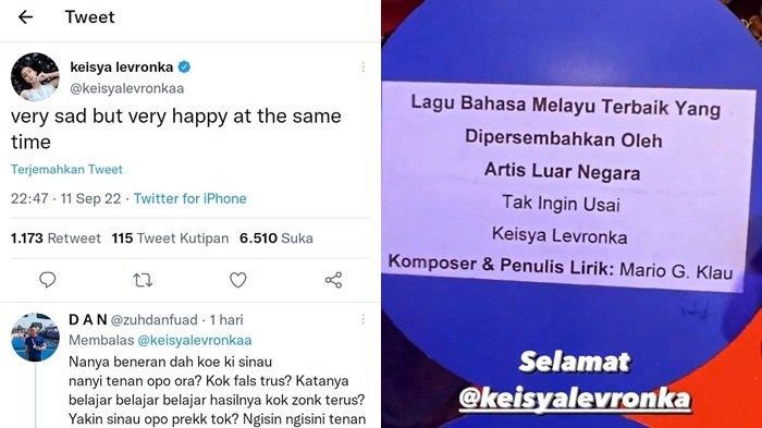Walau gagal nyanyi di Malaysia, Keisya Levronka sabet penghargaan.