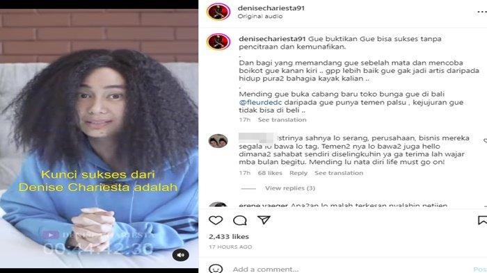 Kunci sukses Denise Chariesta